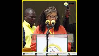 Visiting dignitaries from various countries took turns in cheering on the NRM Party leadership. Visiting dignitaries from various countries took turns in cheering on the NRM Party leadership.