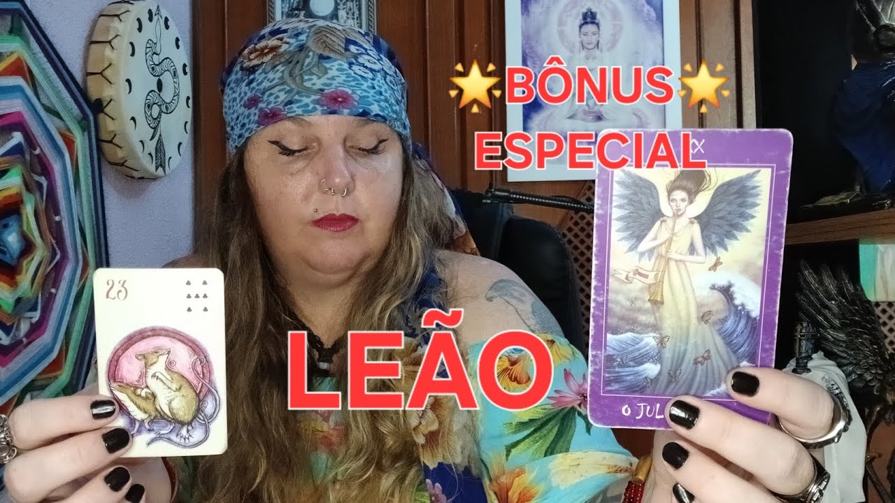 🌟LEÃO🌟 O ESPIRITUAL TE MOSTROU O ENCOSTO QUE QUERIA 