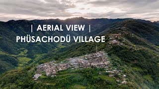 Phusachodu Village - Biggest Village In Phek District Aerial View