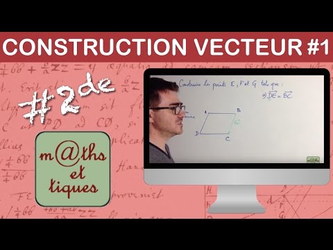 Vidéo: Comment Construire Un Vecteur