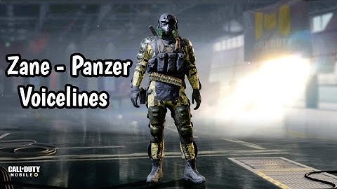 Zane - Panzer voicelines codm