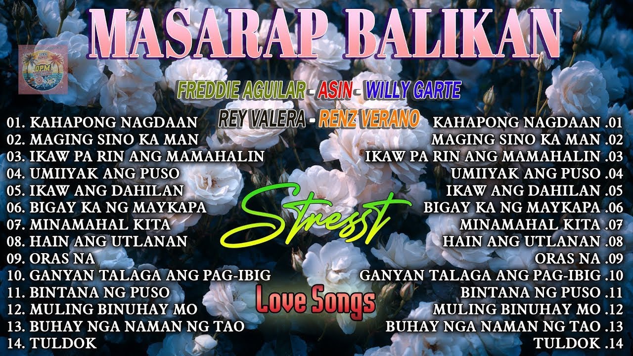 🌹 LUMANG AWIT NA PAMATAY PUSO | Nakakarelax na Musika ng April Boys, Freddie Aguilar, Rey Valera
