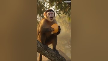 The Monkey and the Mango Tree 🥭#shorts #youtubeshorts #monkey #ai