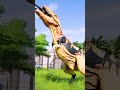 (Jurassic World Evolution)Captain I-Rex vs SpiderMan T-Rex Dinosaurs Fight