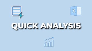 How to use the Quick Analysis feature in Microsoft Excel | The Excel Lab