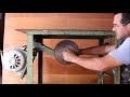 Como contrabalançar motor e eixo da serra circular! How to balance circular saw motor and shaft!