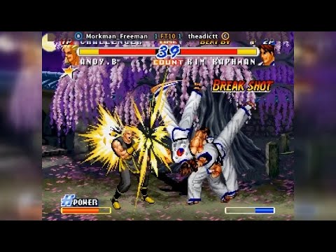 Fightcade 👊 Real Bout Fatal Fury 2 👊🏾 Morkman_Freeman 🇦🇷 Vs Theadictt 🇨🇱 FT10 👊