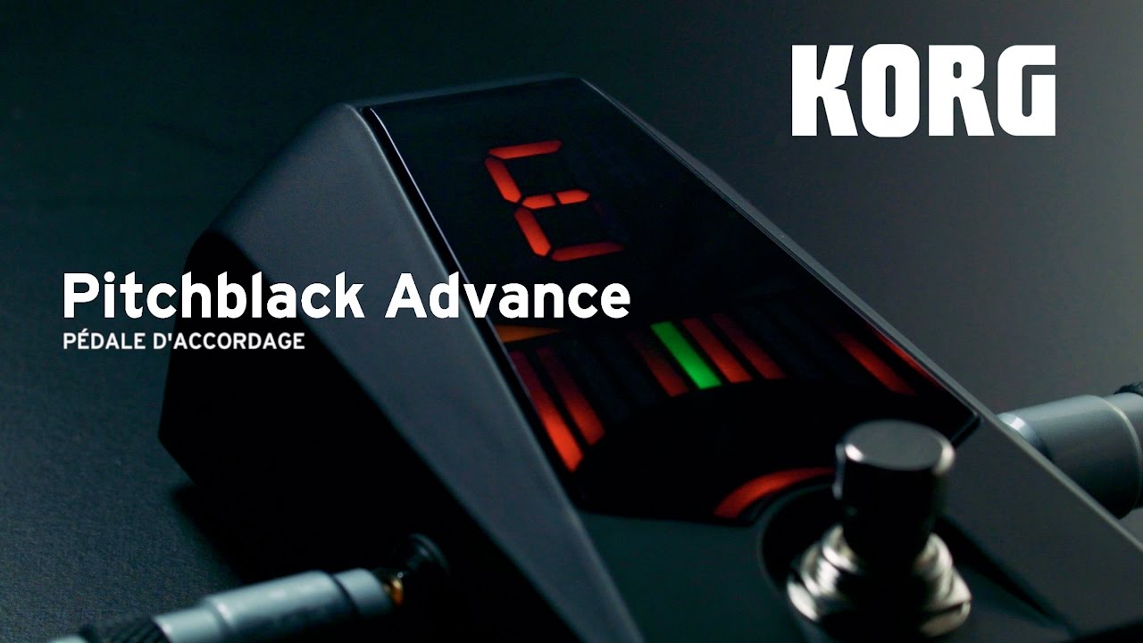 KORG : la nouvelle pédale d'accordage PITCHBLACK ADVANCE (vidéo de la boite  noire) 