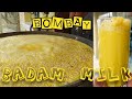 Yummy roadside bombay badam milk  almond milk  rose milk  lassy malayalam badammilk tirupur