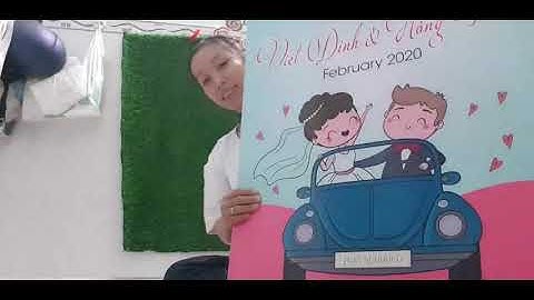 chuyên in ấn thiết kế bảng tên cô dâu chú rể đám cưới đẹp 2020  | in thiệp cưới THI THI Cần Thơ