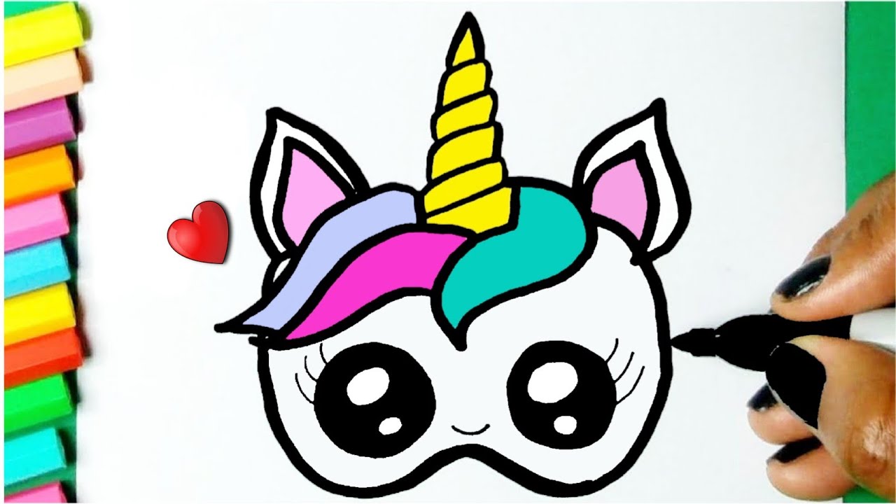 Como desenhar um unicórnio passo a passo  Unicornio desenho, Unicórnio,  Desenhos kawaii