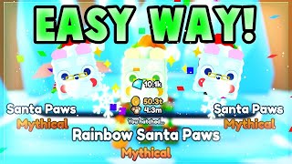 Hatching Every Mythical Pets In Christmas Event Pet Simulator X
