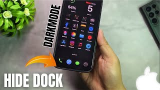 How To Hide Dock iPhone iOS 18 Darkmode Style | Tech in Hand