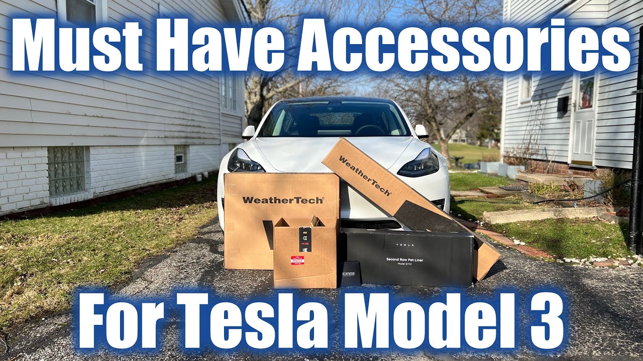 Must Have Accessories for Tesla Model 3! - YouTube