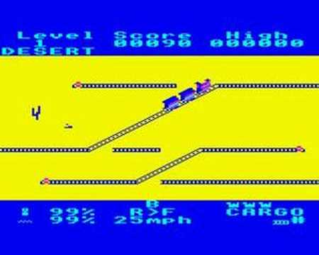 Locomotion BBC Micro train videogame.