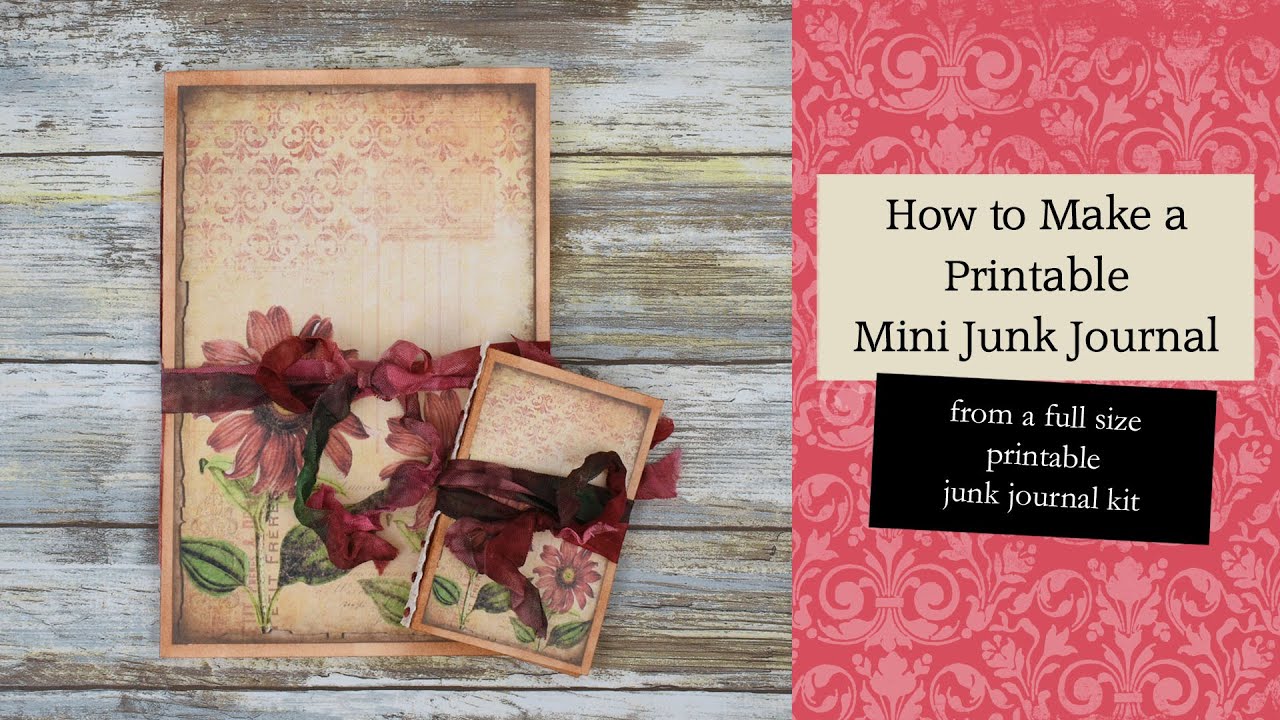 Mini Book, Secret Cabinet, Box, Junk Journal, Kit, Craft Kit