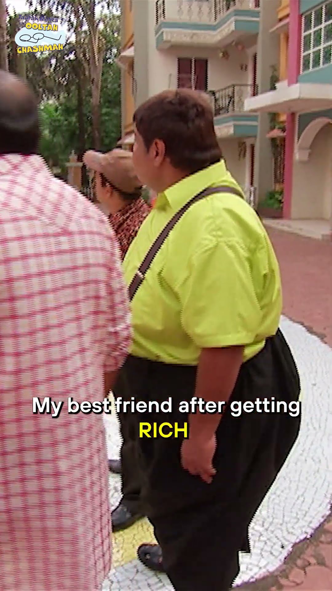 My best friend after getting RICH #tmkoc #funny #comedy #relatable #shorts #funnyshorts #friends