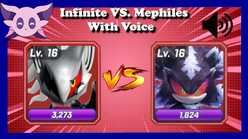SFSB: Lv 16 Mephiles vs Lv 16 Infinite With Voice