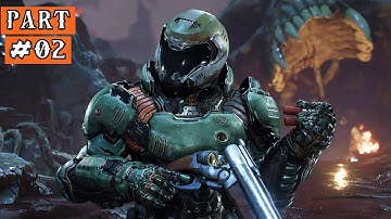 DOOM ETERNAL Walkthrough Gameplay Part 2 - Exultia (NO COMMENTARY)