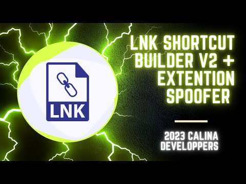 LNK Shortcut Builder V2 Updated - Bypass Windows Defender, Smart Screen , Extension Spoof