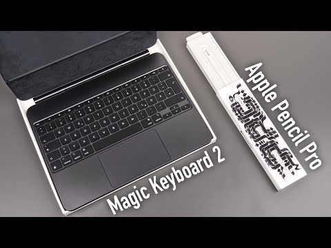 Apple Pencil Pro \u0026 Magic Keyboard 2 - Unboxing, erster Test \u0026 erster Eindruck