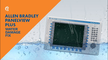 Allen Bradley PanelView Plus Repair: Water Damage & Touchscreen Fix