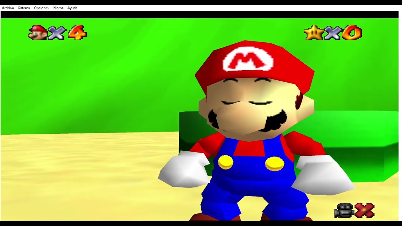SUPER MARIO 64   Project64k VIDEO PRUEBA