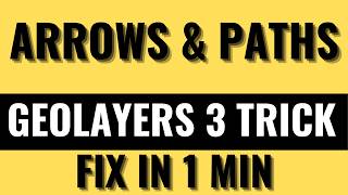 How to Create Arrows & Movement Paths in GeoLayers 3 (Easy Trick) | After Effects