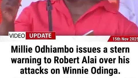 Millie Odhiambo warns blogger & MCA Robert Alai over attacks on Winnie Odinga