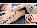 Bts top 7 unique tattoos   best mehndi tattoo designs by creative heart