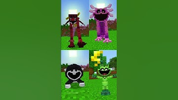 Poppy Playtime Chapter 4 Nightmare Critters in MINECRAFT #minecraft