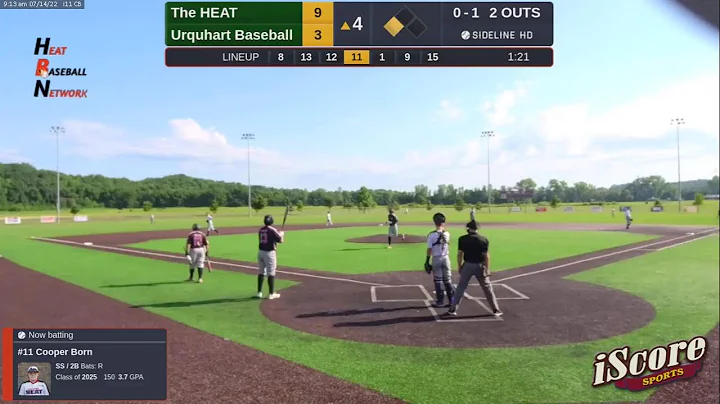 Lawrence Heat vs 14U Urquhart Baseball (2022.07.14)