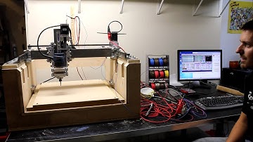Home Built CNC Router - Test Run with G Code