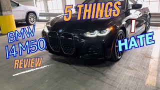 Watch This B/F You Buy 2024 BMW i4 M50 | 5 Things I HATE || OWNER REVIEW