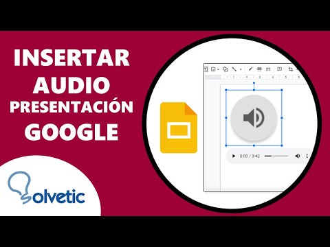 Video: ¿Cómo agregar audio a las diapositivas de Google?