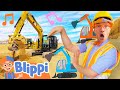 Im an excavator song  music  blippi vehicle songs  fun educationals for kids