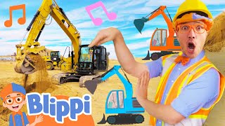 I'm an EXCAVATOR song! | Music Video | Blippi Vehicle Songs | Fun Educational Videos for Kids Resimi