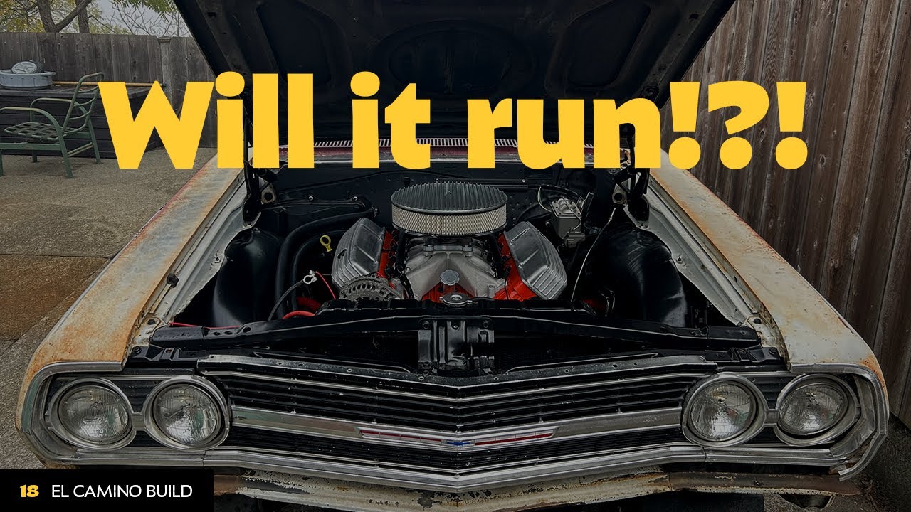 Первая попытка запуска моего LS-swaped 65 El Camino