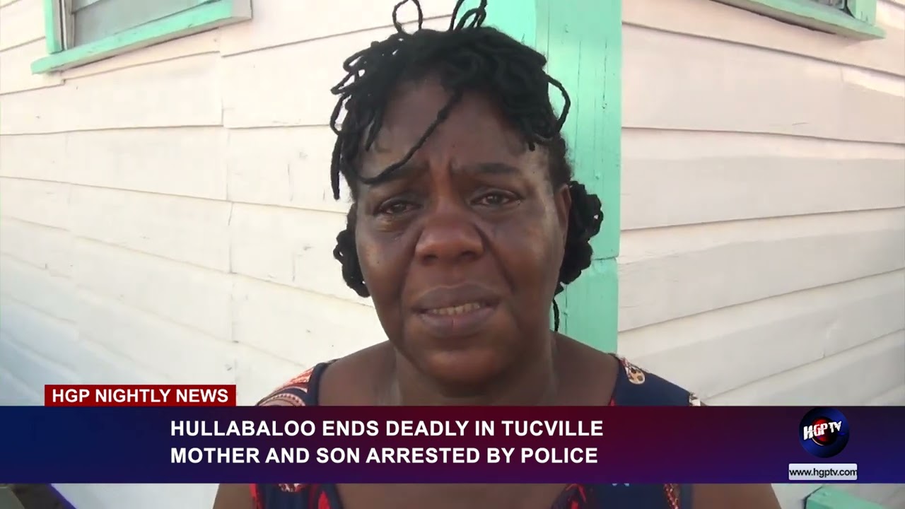 HULLABALOO ENDS DEADLY IN TUCVILLE; MOTHER AND SON ARRESTED BY POLICE