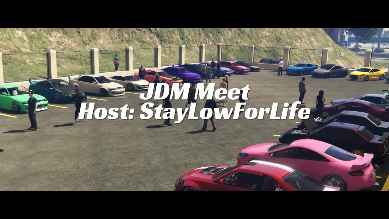 GTA Online | Stance Lovers Only | JDM Meet | R* | PS4