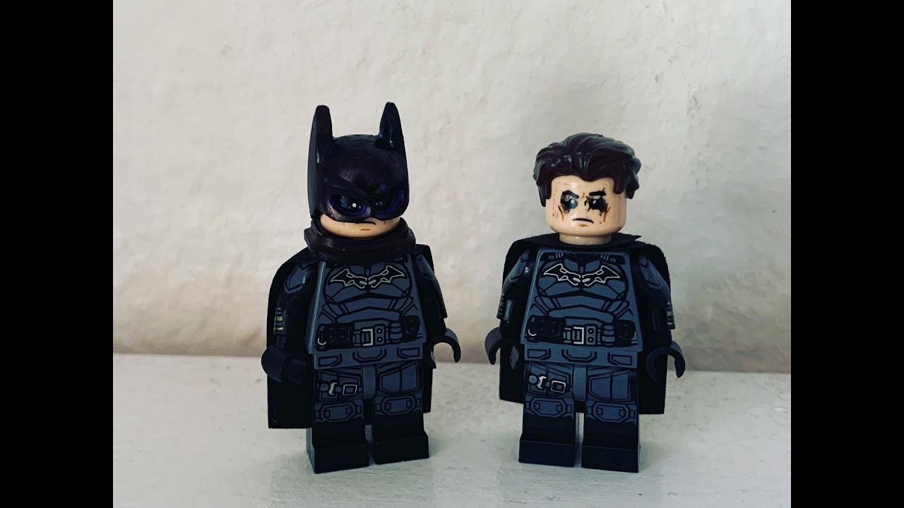 HOW TO UPGRADE THE BATMAN LEGO Minifig (Robert Pattinson 2022