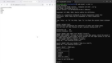 Database Integration Test