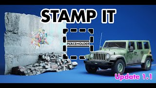 New Way To Texture Models In Blender - Stamp IT addon Overview & Tutorial