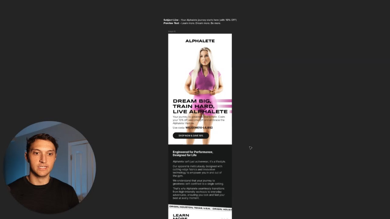 How to Design a Welcome Series Email [Figma Tutorial] - YouTube