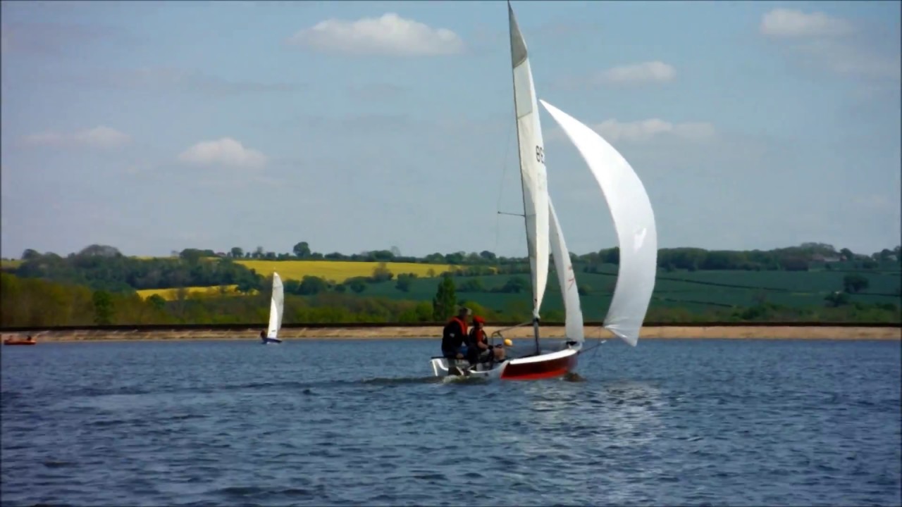 heron dinghy broadwind - youtube