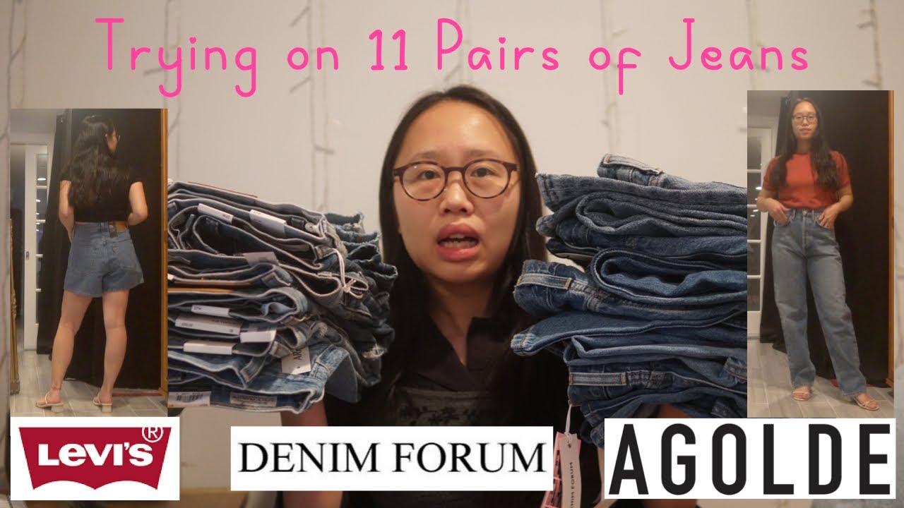11 Pairs of Jeans?! IS THAT EVEN POSSIBLE?? | Agolde, Levi’s, Denim Forum