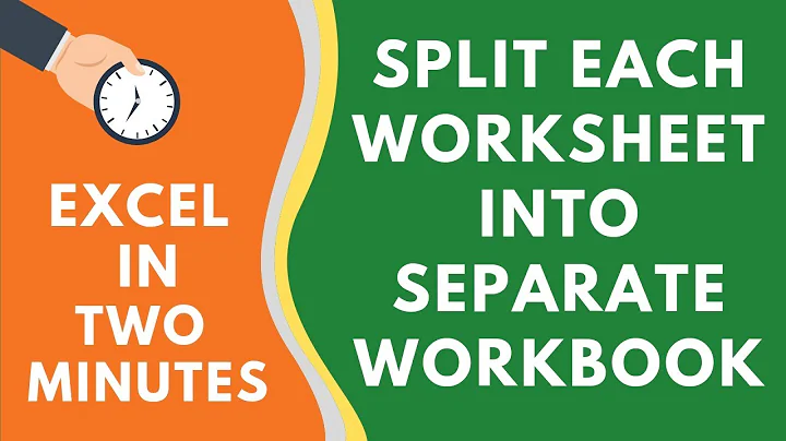 How to Split Each Excel Sheet Into a Separate File