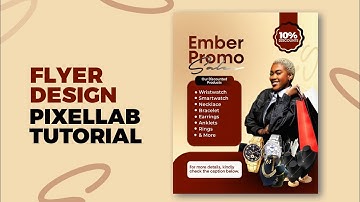 How to design a sales flyer in pixellab || Smartphone design || Pixellab Tutorial || Ember Sales