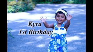 Kaiveesum Kaatre song / Kyra 1st Birthday