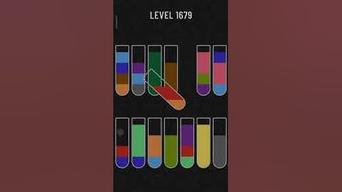 Water sort puzzle level 1679